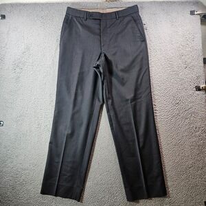 Ballin Classic Mark‎ Shale Wool Dress Pants Men 32 x 32 Gray Comfort EZE